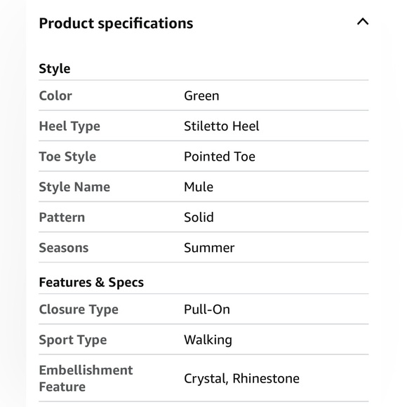 Green Rhinestone Heels - Picture 5 of 5